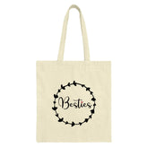 Besties Tote Bag, Best Friends Gift, Gift for Bestie, Best Friend Tote, Cute Tote Bag, Minimalist Tote Bag, Everyday Bag, Shopping Bag - Tawshia